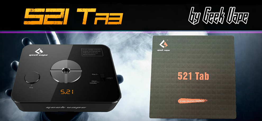 Geek Vape 521 Tab Professional Ohm Meter Geek Vape 521 Tab Professional Ohm Meter