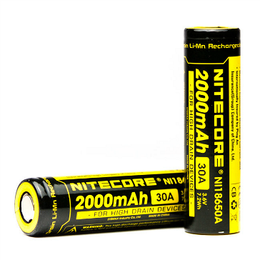 Nitecore 30A 2000mAh IMR 18650 Battery Nitecore 30A 2000mAh IMR 18650 Battery